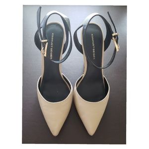 KG Kurt Geiger Brooklyn Leather Ankle Sandal Heels